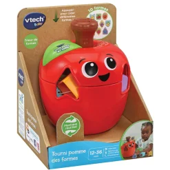 VTech Tourni Pomme Des Formes- Jouets À Empiler, À Encastrer