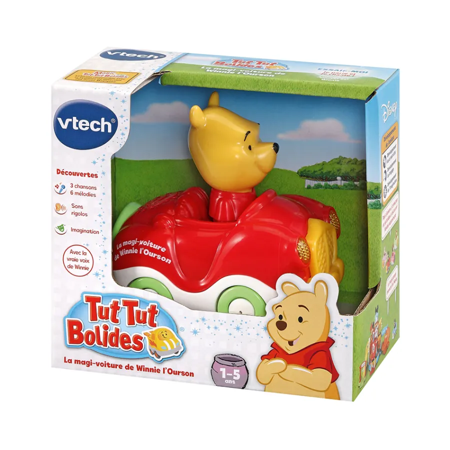 Tut Tut Bolides - Véhicules Winnie L'Ourson Et Ses Amis- Voitures Jouets Garages Et Circuits